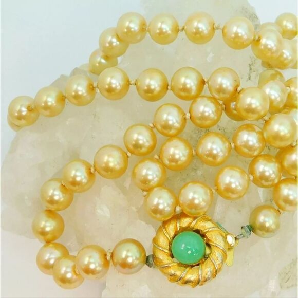 VNTG Lisner Duchess & Fashion Gold Tone CZ & Faux Pearl Jewelry & Brooch 128.5g - Picture 10 of 10